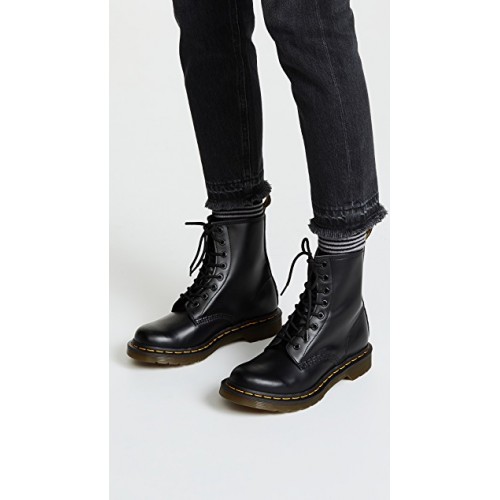 черевики martens  black лакові