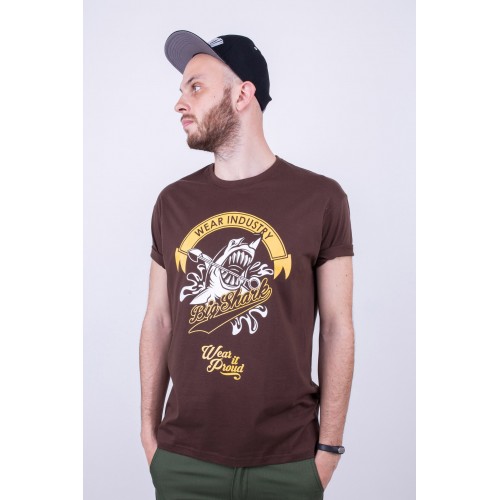 Футболка Big Shark Wear Industry Brown
