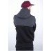 Худі утеплений Big Shark Original Dark Grey/ Black