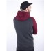 Худі утеплений Big Shark Original Bordo/ Dark Grey