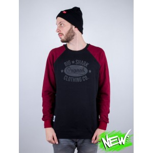 Світшот Big Shark Original CO Bordo Dark