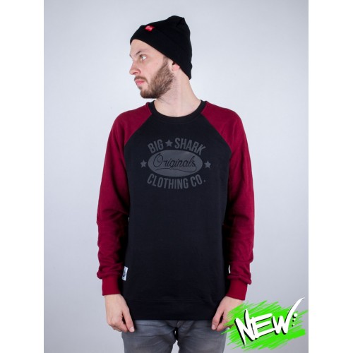 Світшот Big Shark Original CO Bordo Dark Світшот Big Shark Original CO Bordo Dark