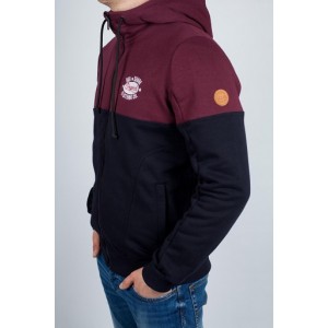 Худі / зіппер Big Shark Burgundy/navy