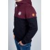 Худі / зіппер Big Shark Burgundy/navy