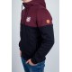 Худі / зіппер Big Shark Burgundy/navy