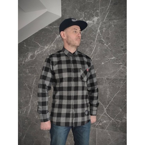 Сорочка Big Shark - Hardcore, Black/ Grey Сорочка Big Shark - Hardcore, Black/ Grey