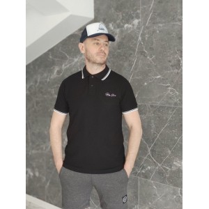 поло Big Shark Black Logo
