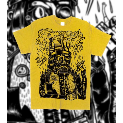 Футболка Big Shark "Save Nature" yellow