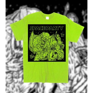 Футболка Big Shark Space Party green