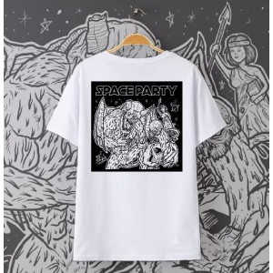 Футболка Big Shark Space Party white
