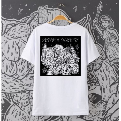 Футболка Big Shark Space Party white
