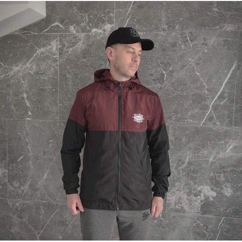 вітровка BIG SHARK Bordo/ Black вітровка BIG SHARK Bordo/ Black