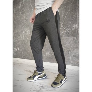 Спортивні штани Big Shark - Lampas, Grey/Black тонкі
